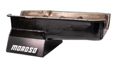 Moroso 20191 Street/Strip Engine Oil Pan 8.25 Deep Black Small Block Chevy