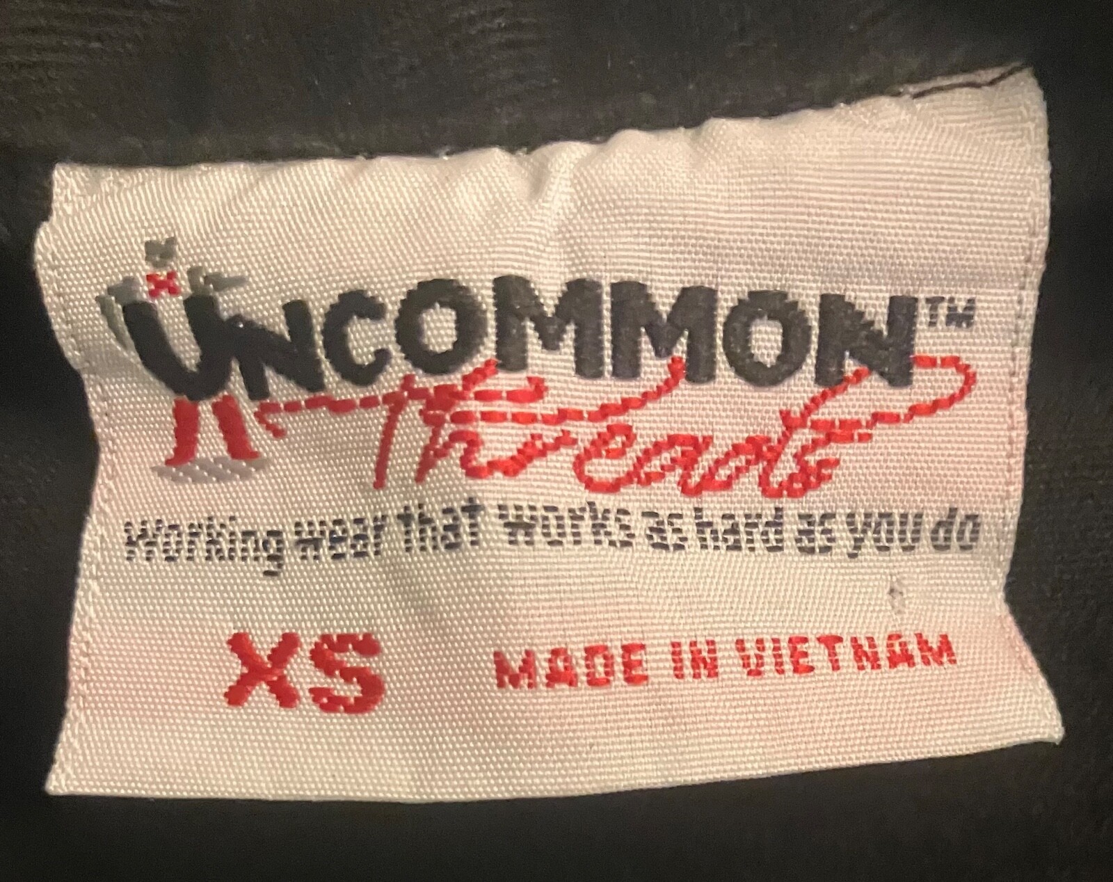Uncommon Threads Black Chef Coat/Chef Uniform (Size XS)