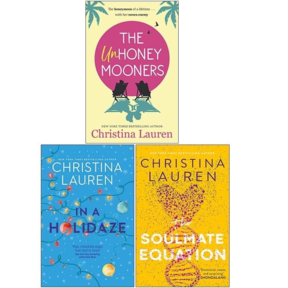 Christina Lauren 3 Books Collection Set In A Holidaze, Soulmate Equation