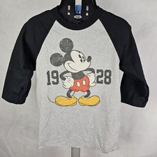Mickey Mouse 1928 Raglan Baseball Tee Small Disney Parks Walt Disney World