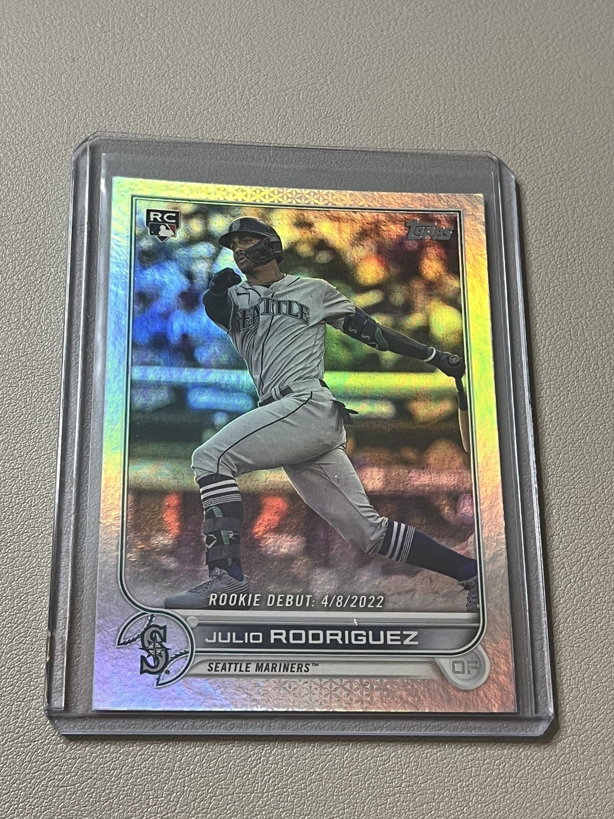2022 Topps Update Series - Rookie Debut Rainbow Foil #US97 Julio Rodriguez (RC)