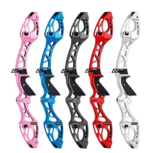 Elevador de arco recurvo 20-40 lb 25" interfaz F extremidades derribo tiro con arco deportes caza - Imagen 3 de 17