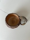 Rare One of a Kind Pottery Stoneware Mug Coffee Cup Artist Made Narley Vines — photo 2