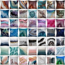 PILLOW COVER Marble Abstract Decorative Soft Double-Sided Cushion Case 18x18" US