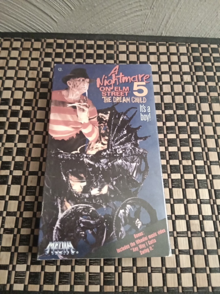 A Nightmare On Elm Street 5: The Dream Child VHS Horror Freddy VTG