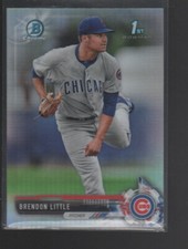 BRENDON LITTLE 2017 BOWMAN CHROME REFRACTOR CARD #BDC-188