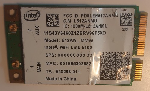Original HP 506678-001 Intel WiFi Link 5100 512AN_MMW Dual Band b/a/g/n PCIe