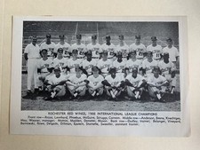 Rochester Red Wings 1966 Int League Baseball Team Picture Dave May Mark Belanger