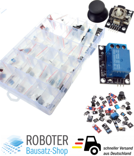 Starter Kit 37 Sensoren im Kunststoffkasten Arduino Raspberry Pi Microcontroller - Bild 5 von 7