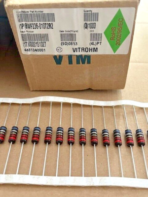 50 Stück VTM BWF236-010T2R2 Widerstand - Axial - 2.2 Ohm 10% 3/2W 400PPM