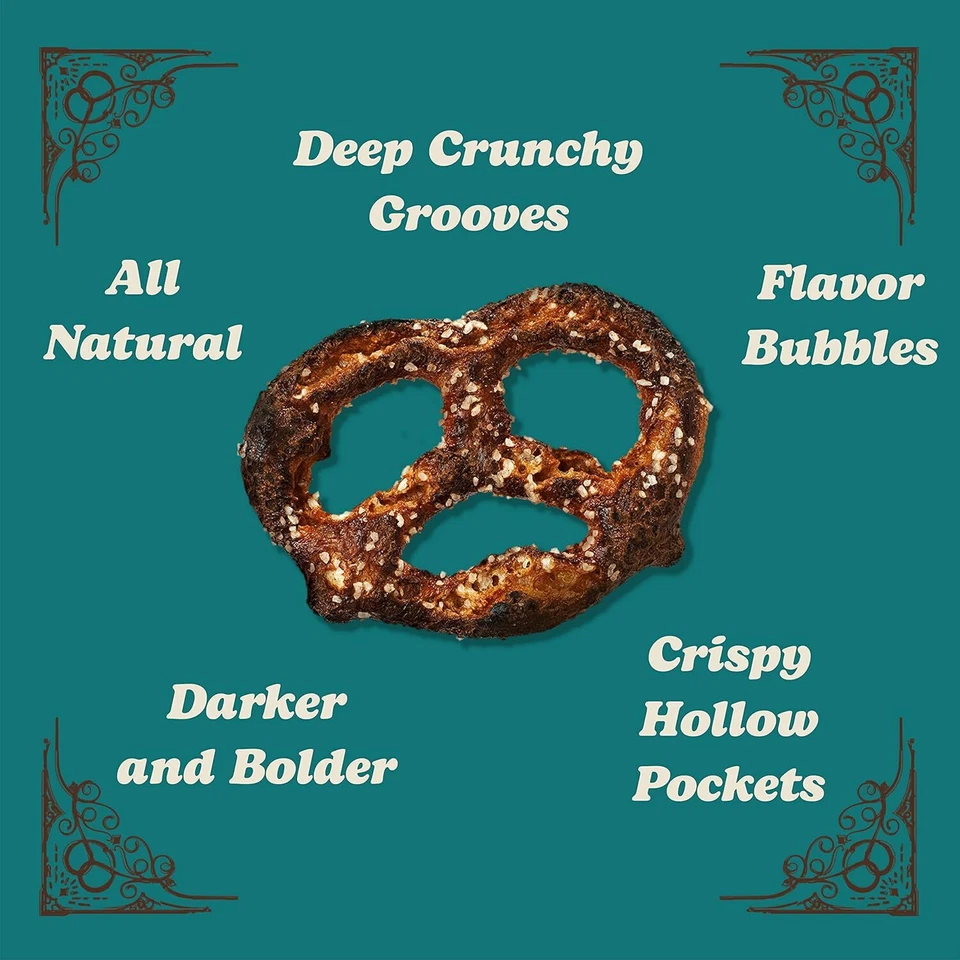 Pretzels únicos Pretzel extra oscuro divididos 11 OZ Foto 3 de 4