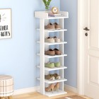 7 Tier Shoe Rack Storage Shelf Corner Display Stand Footwear Organiser Cabinet
