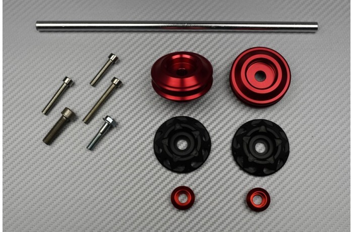Cache fourche TMAX 560 rouge pour sublimer vos sorties urbaines