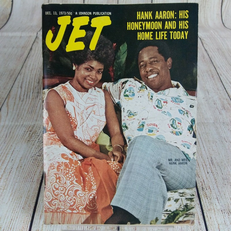 JET MAGAZINE | DEC. 13, 1973 | HANK AARON: HIS HONEYMOON & HIS HOME LIFE TODAY