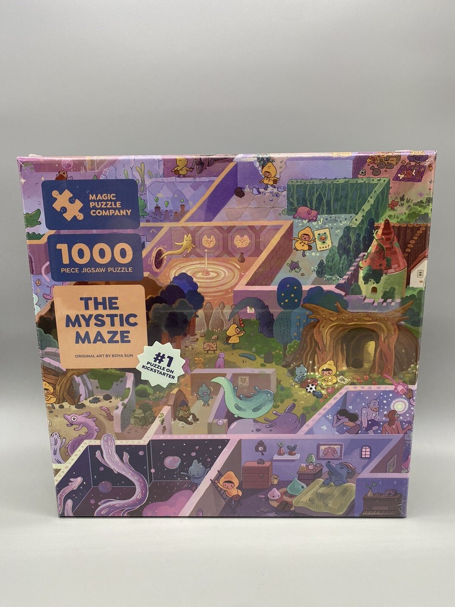 マジックパズルカンパニー　ミスティック・メイズ　1000ピース　ジグソーパズル Amazon.com: The Mystic Maze • 1000-Piece Jigsaw Puzzle from