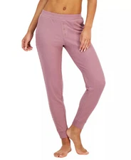 Womens Sleep Jogger Waffle Pants Antique Rose Size Medium JENNI $29 - NWT