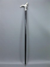 Antique Style Victorian Foldable Wooden Walking Stick Solid Brass Mermaid Handle
