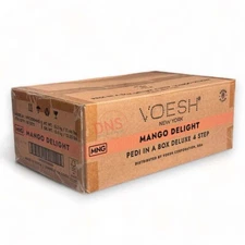 VOESH Pedi In A Box Deluxe 4 Step | MANGO DELIGHT (Box of 50 Sets)