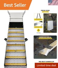 Portable Aluminum Alloy Sluice Box for Gold Prospecting - Rust-Proof Design