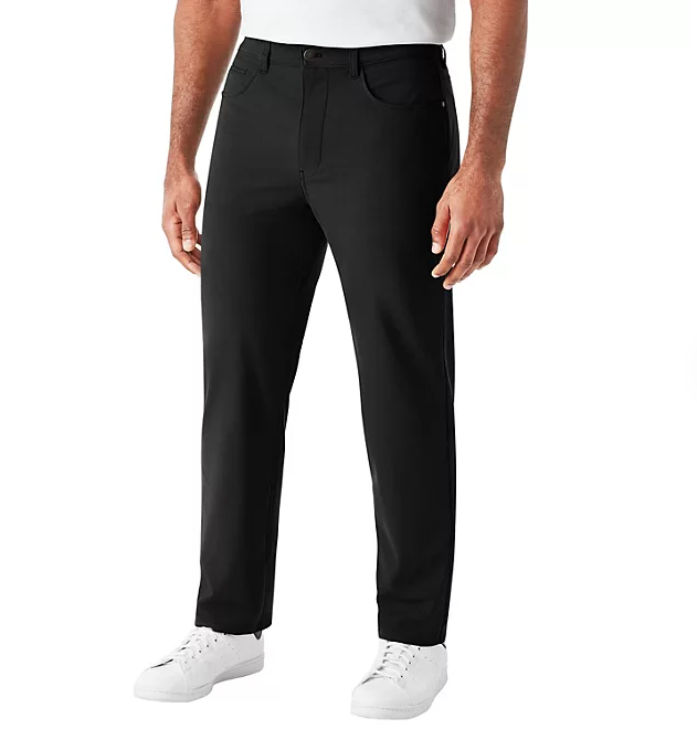 Members Mark Slim Fit Mens Benton Performance Pant Black 36x30