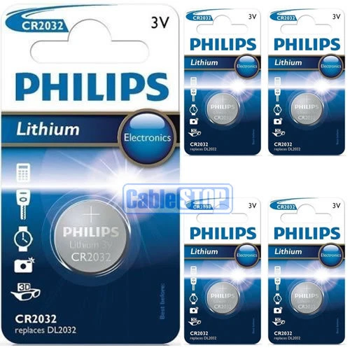Philips lithium 3v cr2032 hotsell