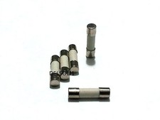 LOT OF 5 NEW CERAMIC SLOW BLOW 10A250V FUSES 10A 250V 5mm x 20mm