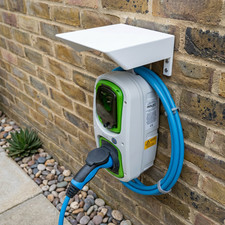 Large EV Charger / Security CCTV Camera Rain Cover Housing Sun Shade Arlo WHITE
