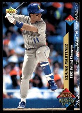 Edgar Martinez 1993 Upper Deck #495 Mariners MLB READ FREE SHIPPING AutographDen