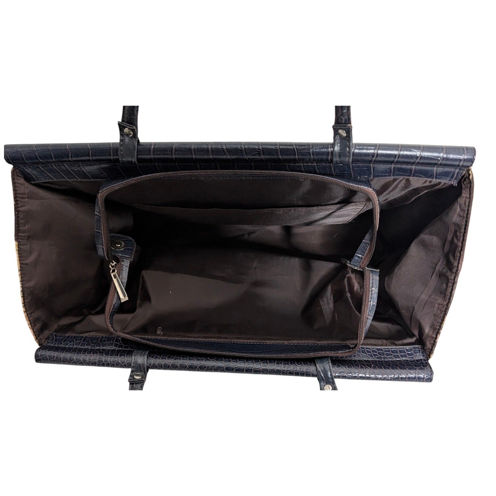 Large Beaded Tapestry Elephant Statement Tote Bag… - image 5