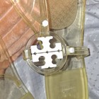 Tory Burch Clear Plastic Thong Slip-On Sandals Logo Charm Women’s US 9 — photo 6