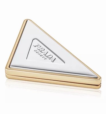 PRADA　プラダ　ミラー Prada Beauty Gold + Silver Folding Double Mirror Compact W/ Mint