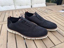 Cole Haan Men's Zerogrand Stitchlite Wingtip Oxfor - Black/ivory Size 8M
