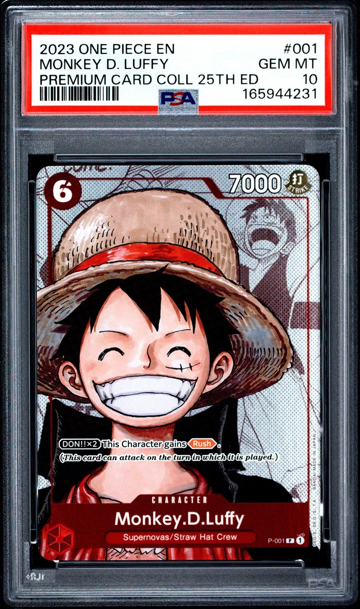 Monkey.D.Luffy P-001 One Piece Promotion Cards for sale | eBay