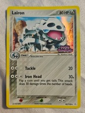 Lairon Reverse Foil Pokemon EX Holon Phantoms #45 2006
