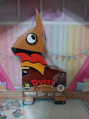 New FORTNITE DURRR BURGER Supply Llama w/ Contract GILLER, excellent condition