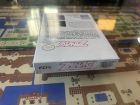 NES Nintendo Zanac RARE OVAL SEAL VARIANT CIB Nice Condition CRISP Complete