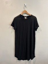 American Eagle Outfitters Black Mesh Panel T-Shirt Dress Women’s XL NWT