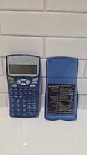 Sharp EL-531WH Advanced D.A.L Scientific Calculator - Clear Blue Tested Working 
