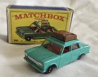 Matchbox Lesney # 56 Fiat 1500 w/ Original Box Turquoise VERY NICE