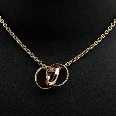 Cartier Baby Trinity Halskette B7006600 18K 3-Farben Gold Damen 150230613