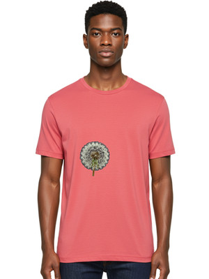 Dandelion-4 Mens Graphic Tee, 100% Cotton, Casual Summer Wear