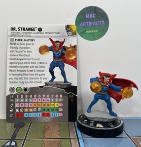 Marvel Heroclix Dr. Strange #043a w/ Card Strange Tales Set