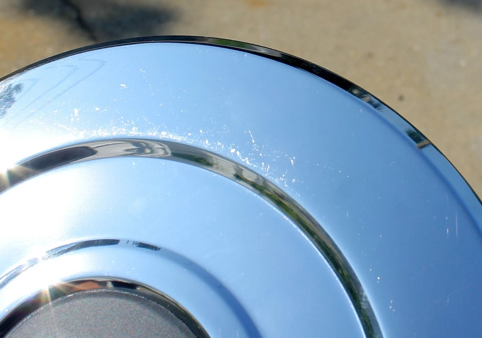 1) Tapacubos tapacubos Volvo 240 242 244 245 acero inoxidable 1 pieza 1975-1984 Foto 3 de 4