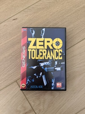 Zero Tolerance Sega Genesis game w/ case & manual, tested