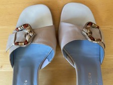 Sandales Compensées Donald J Pliner VERA – Cuir Métallisé Faux Croco – Taille 10 US – Occasion