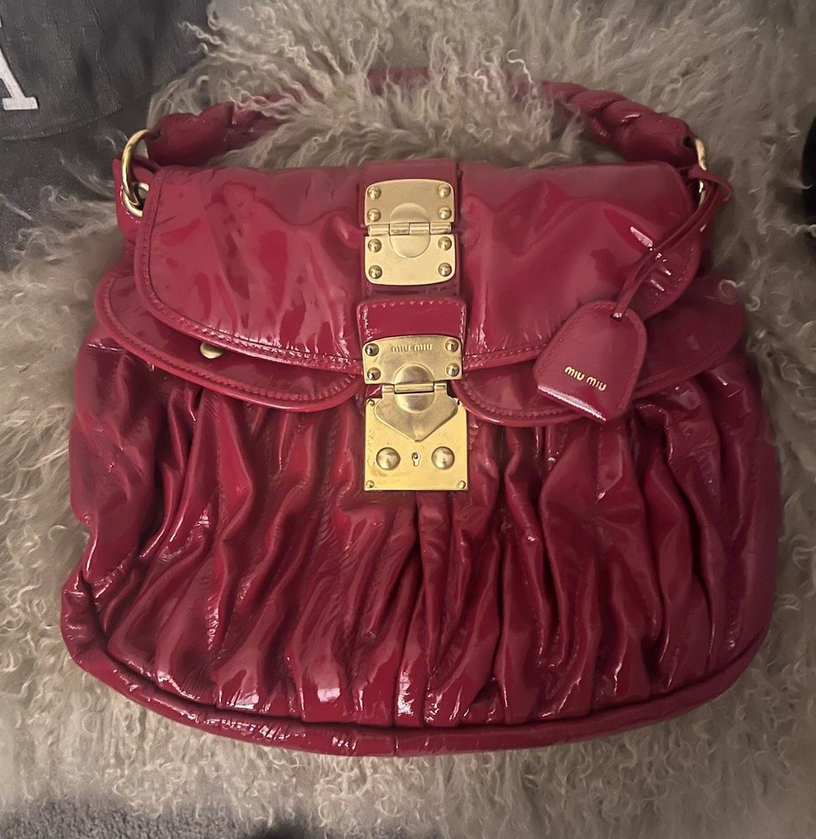 Miu Miu Red Patent Bags & Handbags for Women for sale | eBay