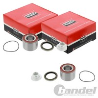 2X Mapco RADLAGER-SATZ Hinten Vorne Passend FüR Toyota Camry Carina Celica MR2 |