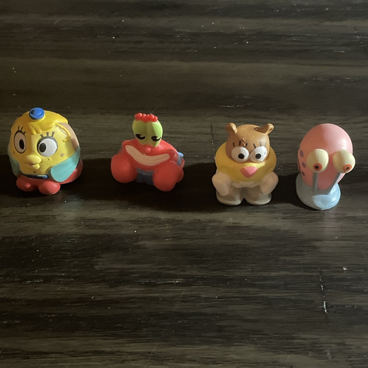 SpongeBob Mash'ems So Squishy Figure Lot Sandy Cheeks Gary Mr