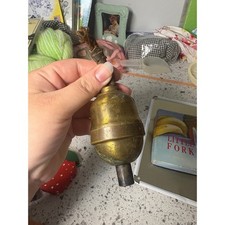 Vintage Brass Lamp Socket Pull Chain Fixture ...