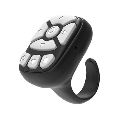 Tiktok Scrolling Ring   8-Button Finger Tip Wireless Remote, with Camera Remote